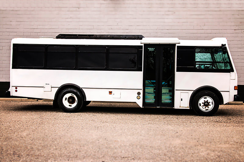 Party bus with LED lighting